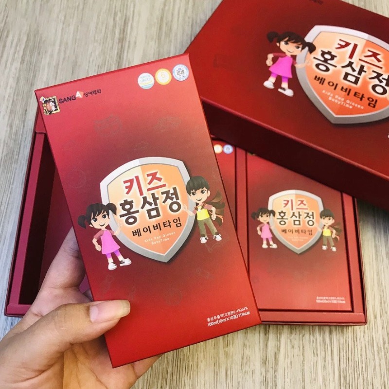 Nước Uống Hồng Sâm Baby Sanga Hàn Quốc Hộp 30 Gói - Dành Cho Bé Nước Uống Hồng Sâm Baby Sanga Hàn Quốc Hộp 30 Gói - Dành Cho Bé