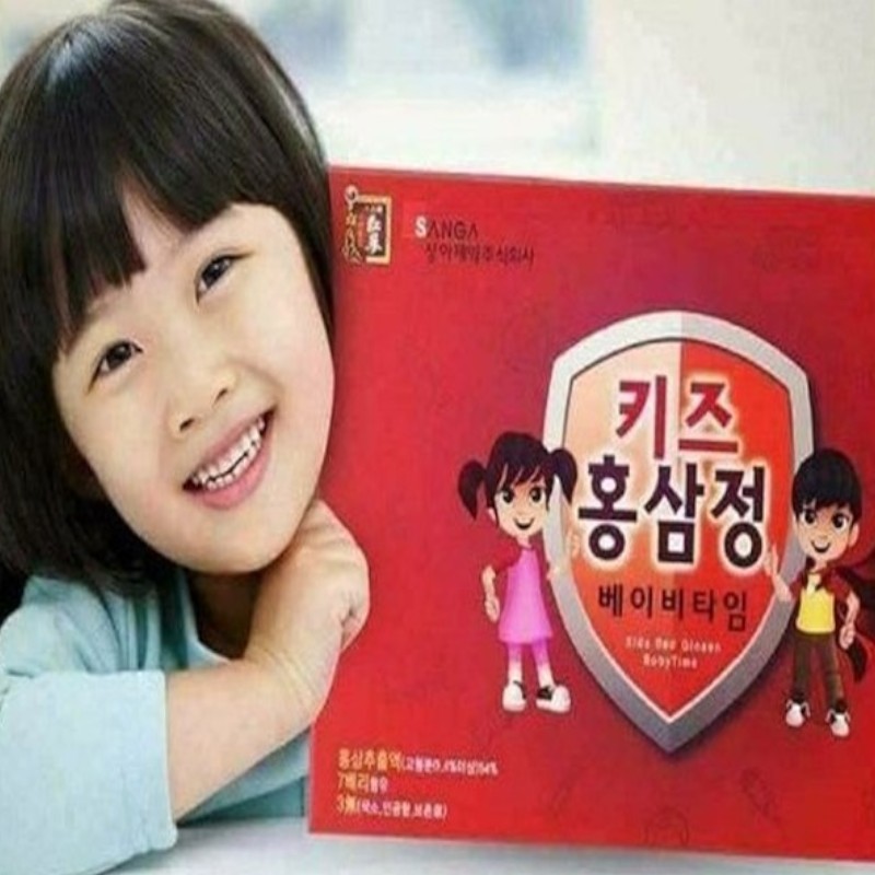 Nước Uống Hồng Sâm Baby Sanga Hàn Quốc Hộp 30 Gói - Dành Cho Bé Nước Uống Hồng Sâm Baby Sanga Hàn Quốc Hộp 30 Gói - Dành Cho Bé