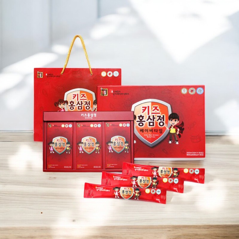 Nước Uống Hồng Sâm Baby Sanga Hàn Quốc Hộp 30 Gói - Dành Cho Bé Nước Uống Hồng Sâm Baby Sanga Hàn Quốc Hộp 30 Gói - Dành Cho Bé