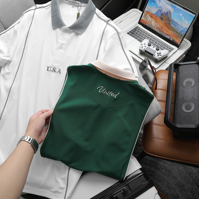 25588_z5953381756031-9710c423162d78587a1499a3d81d3d9d_20241102100034-11.jpg Áo Thun Nam Cổ Bẻ Pack Horse Thêu Nổi Chữ U.S.A (Có Size 3x) - CS236