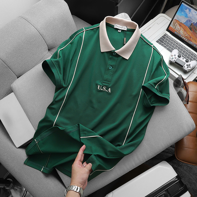 25588_z5953381807525-5ffdb5929ce3c91359c5ea433772a055_20241102100037-11.jpg Áo Thun Nam Cổ Bẻ Pack Horse Thêu Nổi Chữ U.S.A (Có Size 3x) - CS236