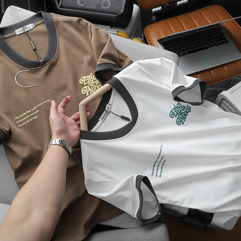 25592_z5988130765850-a56febb5e30a64f50140d99c3e0ccde6_20241102114137-11.jpg Áo Thun Nam Cổ Tròn Pack Horse In Nổi Chữ Enjoy The Process (Có Size 3x) - AB523