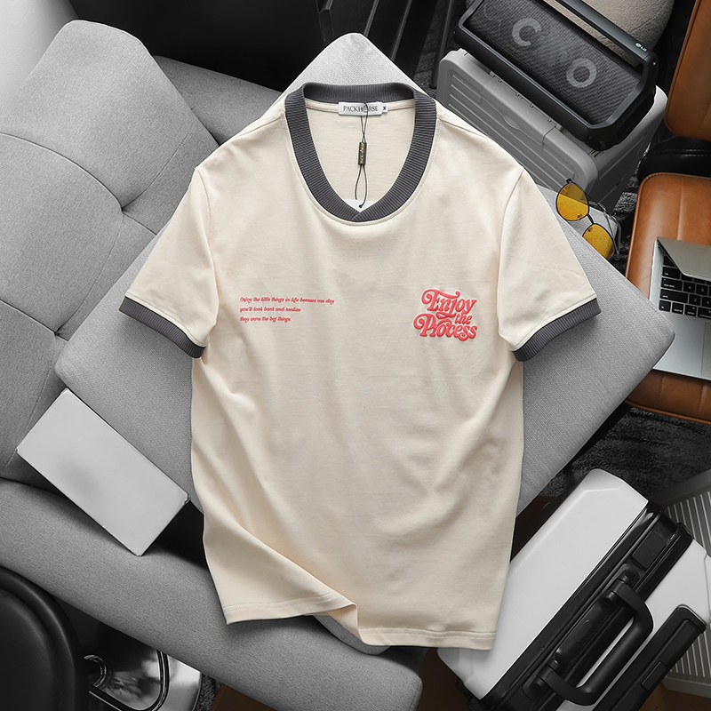 25592_z5988130813857-c3366c58cfced30d3d50b0f927e78227_20241102114140-11.jpg Áo Thun Nam Cổ Tròn Pack Horse In Nổi Chữ Enjoy The Process (Có Size 3x) - AB523