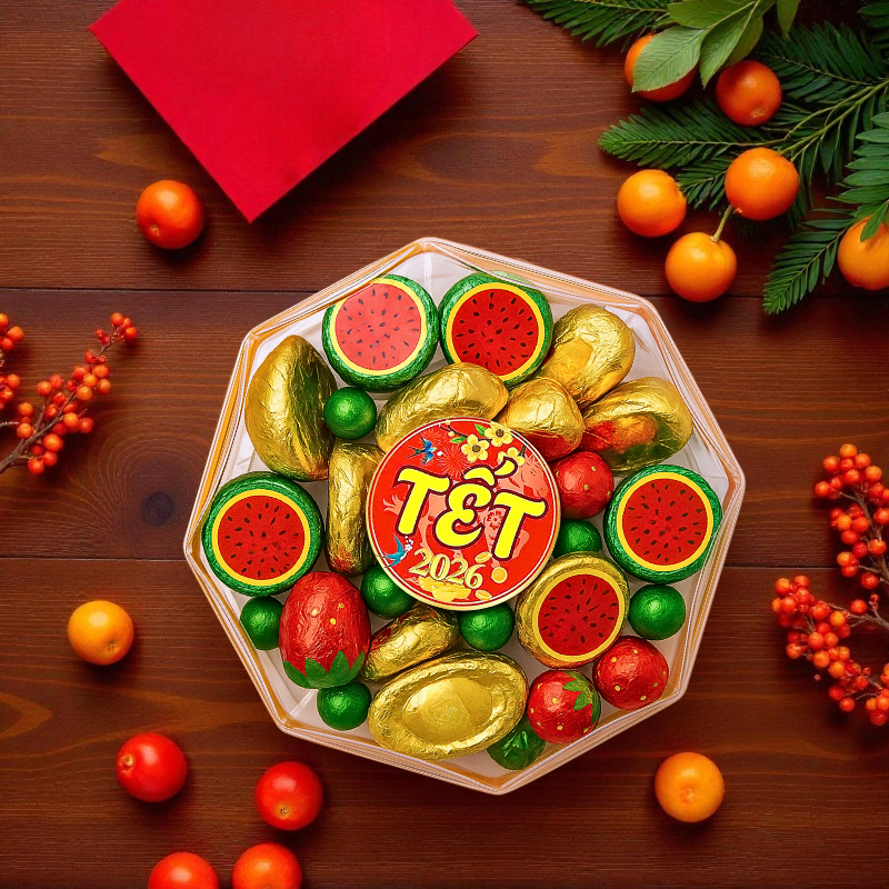 25626_23_20251101170904.png Hộp Socola Mix Bát Giác 250G Hộp Tết - KSTC3DHBG250