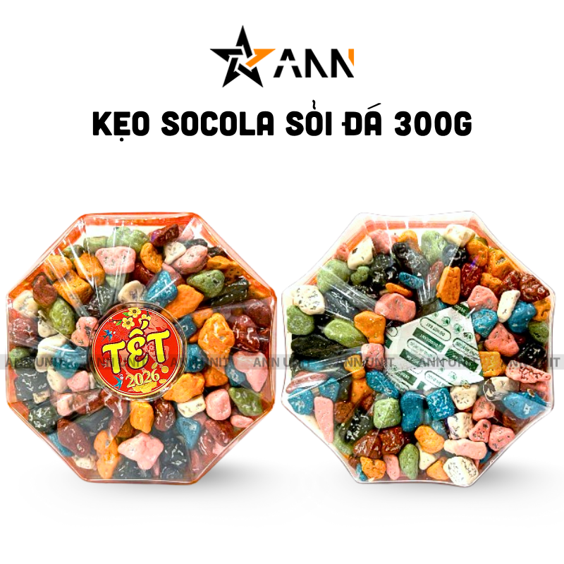25630_33_20251101150311.png Hộp Kẹo Sỏi Đá Socola Bát Giác 300G Hộp Quà Tết 2026 - KSDSHBG300