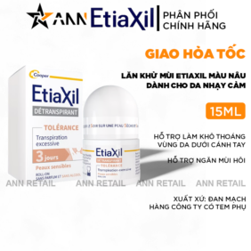 Lăn Khử Mùi EtiaXil Màu Nâu Dành Cho Da Nhạy Cảm 15ml - 3614819997115