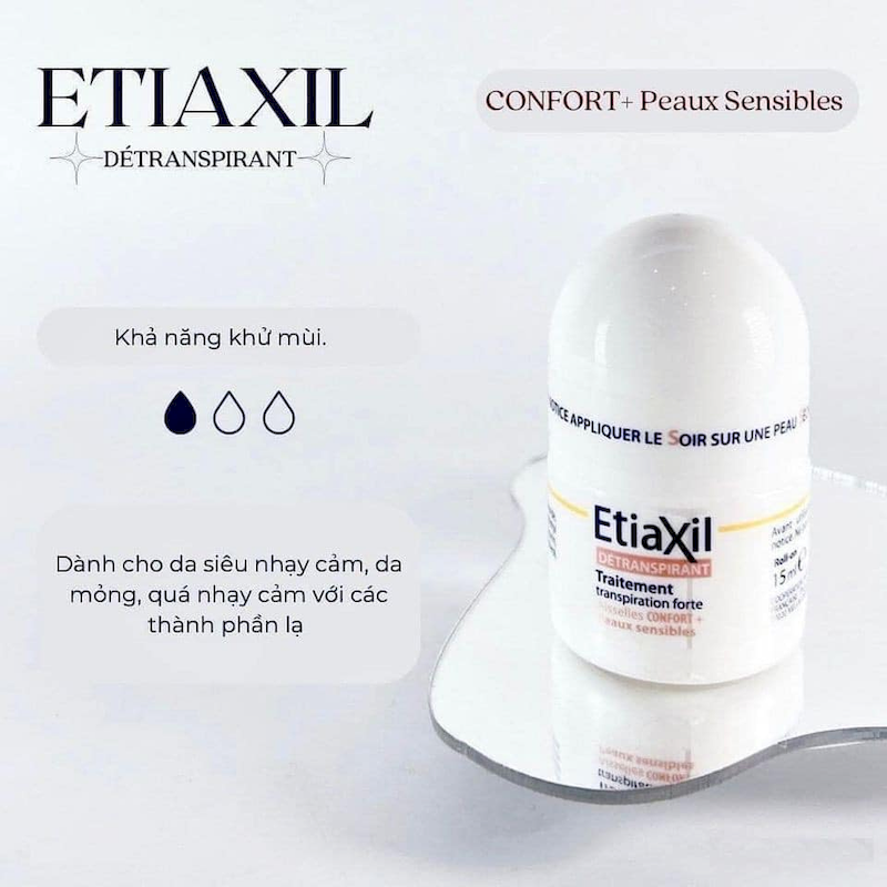 Lăn Khử Mùi EtiaXil Màu Nâu Dành Cho Da Nhạy Cảm 15ml Lăn Khử Mùi EtiaXil Màu Nâu Dành Cho Da Nhạy Cảm 15ml