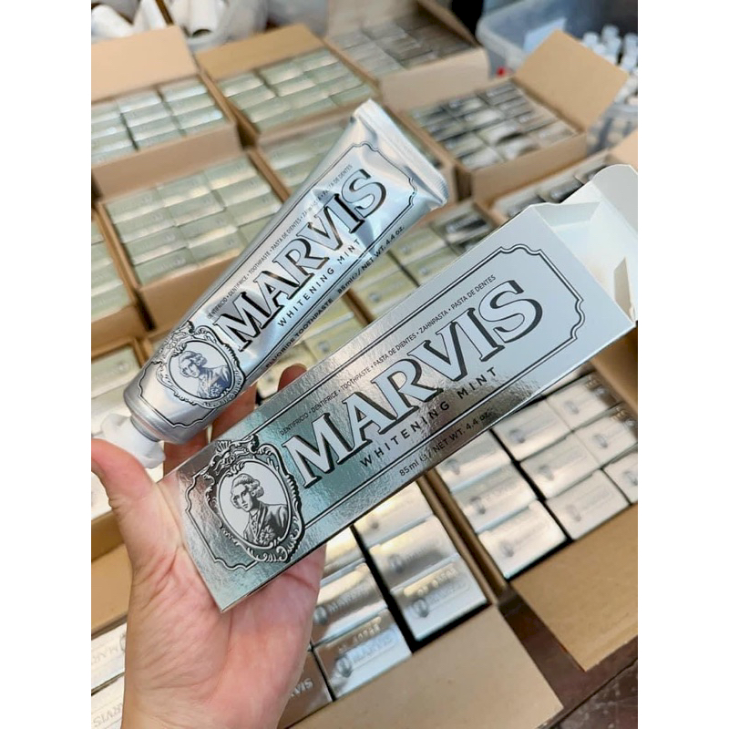 25638_vn-11134207-7r98o-lsus2wg4c9spd9_20241107112509-2.png Kem Đánh Răng Marvis Whitening Mint Màu Bạc 85ml - 8004395111718
