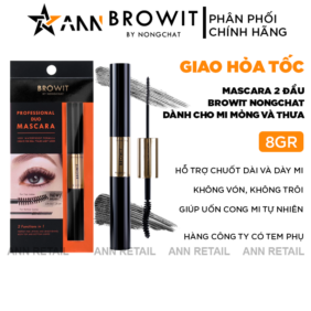 Mascara 2 Đầu Browit By Nongchat 8g - Dành Cho Mi Mỏng Và Thưa - 8858842072691