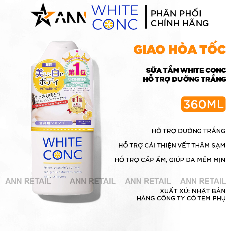 25648_1_20241107112154-1.png Sữa Tắm Trắng Da White Conc Nhật Bản 360ml - 4990110004752
