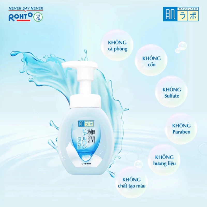 Nguồn sỉ sữa Rửa Mặt Hada Labo Gokujyun Moisturizing Foaming Wash Tạo Bọt Dưỡng Ẩm 160ml Nguồn sỉ sữa Rửa Mặt Hada Labo Gokujyun Moisturizing Foaming Wash Tạo Bọt Dưỡng Ẩm 160ml
