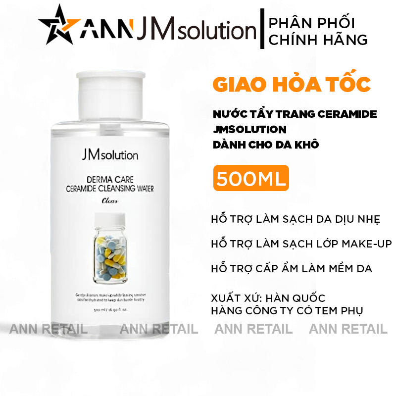 25674_1_20241108102216-1.png Nước Tẩy Trang JMSolution Ceramide Cleansing Water Dành Cho Da Khô 500ml - 8809505545113