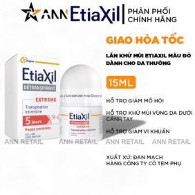 Lăn Khử Mùi EtiaXil Màu Đỏ 15ml - 3401362744835