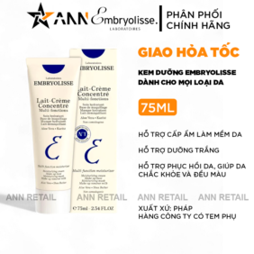 Kem Dưỡng Embryolisse Lait Creme Concentré Hỗ Trợ Cấp Ẩm Phục Hồi Da 75ml - 3350900000011