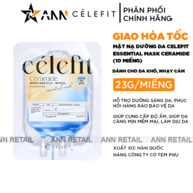 Mặt Nạ Celefit Mask Ceramide Màu Cam Hỗ Trợ Cấp Ẩm Da Hộp 10 Miếng - 8809497562532