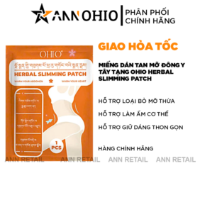 Miếng Dán Tan Mỡ Đông Y Tây Tạng Ohio Slimming Patch - MDTMDY