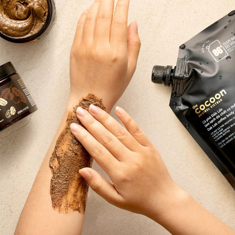 Tẩy Tế Bào Chết Cà Phê Cocoon Cho Body Dạng Túi Refill 600ml Tẩy Tế Bào Chết Cà Phê Cocoon Cho Body Dạng Túi Refill 600ml