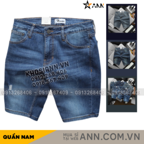 Quần Short Jeans Nam Rurumen Cao Cấp Chất Liệu Co Giãn Size Từ 50kg-90kg (Có size 36) - QB437