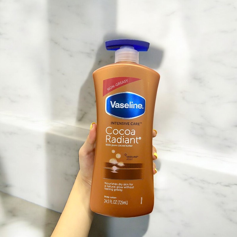 Kho sỉ sữa Dưỡng Thể Vaseline Intensive Care Cocoa Radiant Màu Nâu 725ml - Hàng Xách Tay Kho sỉ sữa Dưỡng Thể Vaseline Intensive Care Cocoa Radiant Màu Nâu 725ml - Hàng Xách Tay