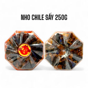 Hộp Nho Chile Bát Giác 250G Hộp Tết - NCSHBG250