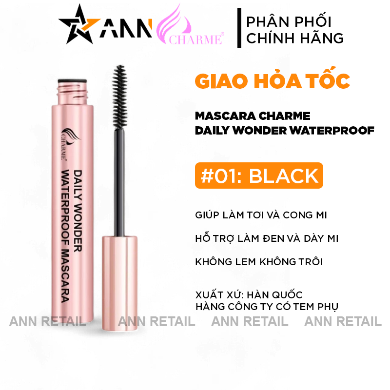 25785_dai-dien_20241118185041-1.png Mascara Charme Daily Wonder Waterproof Không Lem Không Trôi - 8809136666911