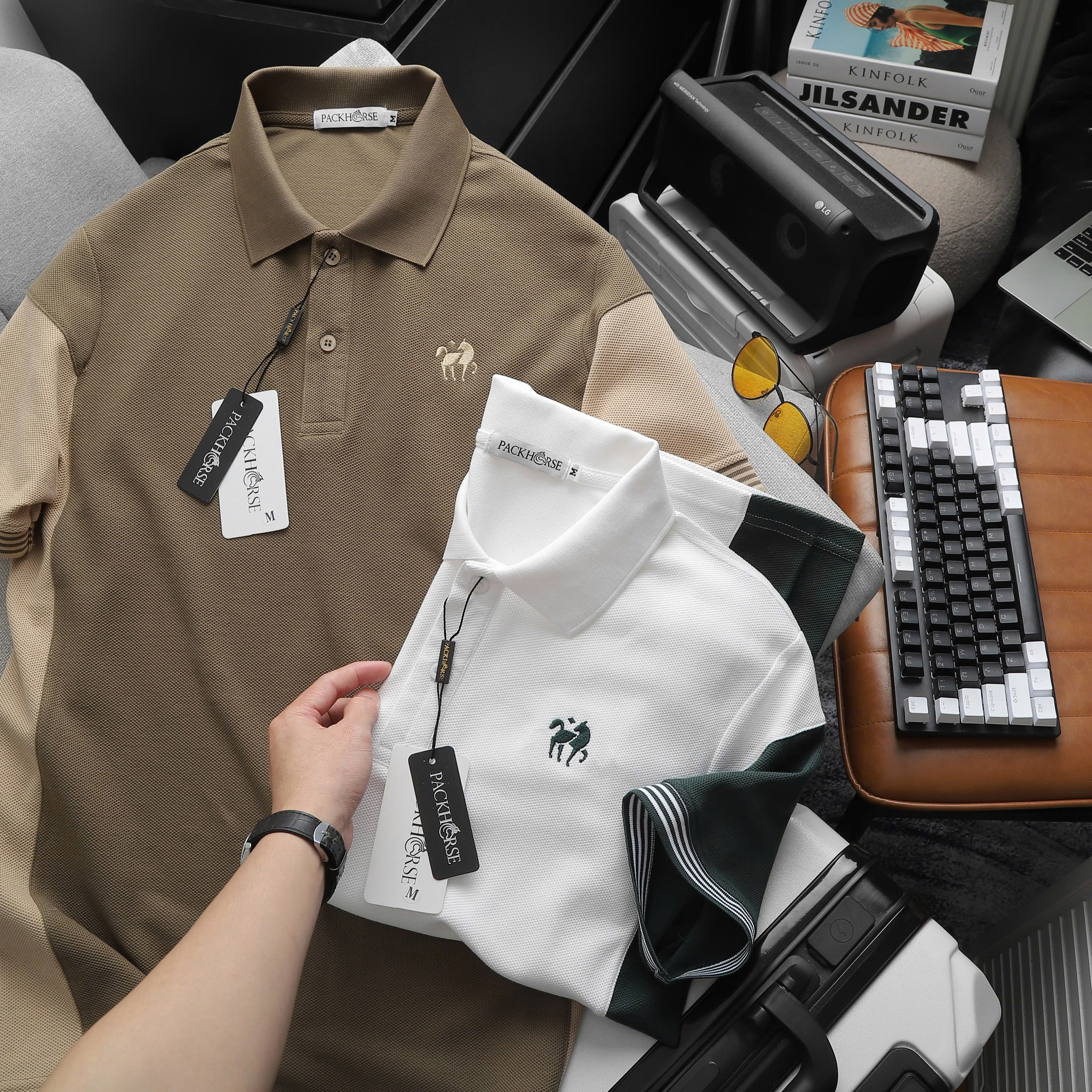 25802_z6058293194622-50dc66a00a49c0aa22e72198e9ce9de4_20241122151611-2.jpg Áo Thun Nam Cổ Bẻ PackHorse Thêu Nổi Logo Con Ngựa (Có size 3x) - CS239