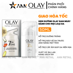 Kem Dưỡng Olay Total Effects 7 in 1 SPF15 Ban Ngày 50ml - Hàng Xách Tay - 5000174163018