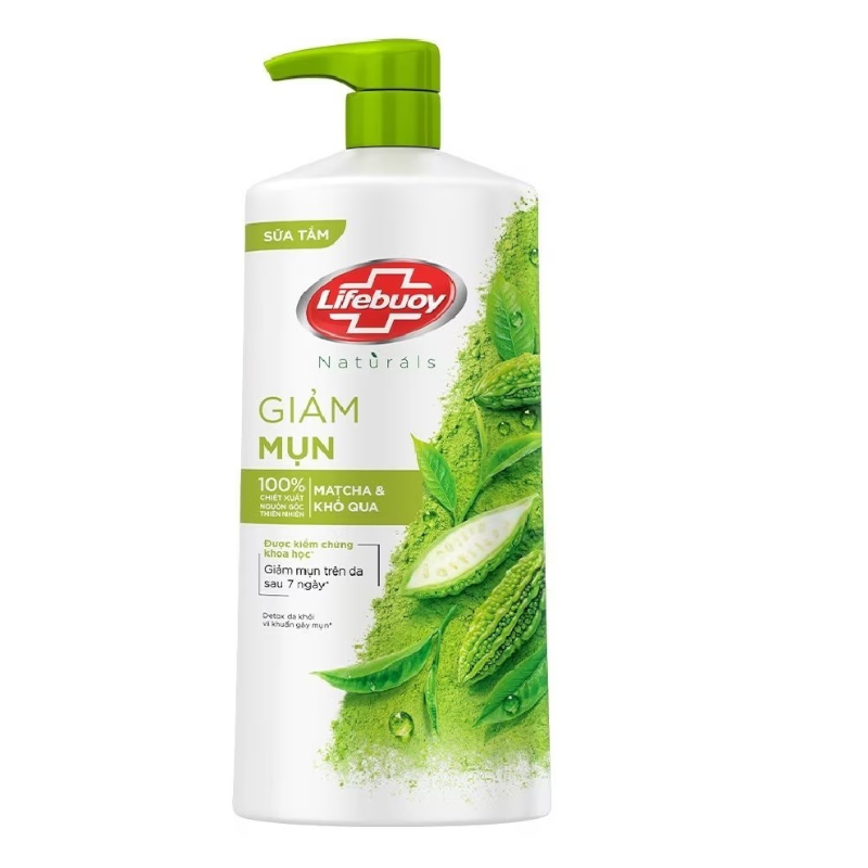 Shop sỉ sữa Tắm Giảm Mụn Lưng Lifebuoy Detox Chiết Xuất Matcha & Khổ Qua 800g Shop sỉ sữa Tắm Giảm Mụn Lưng Lifebuoy Detox Chiết Xuất Matcha & Khổ Qua 800g