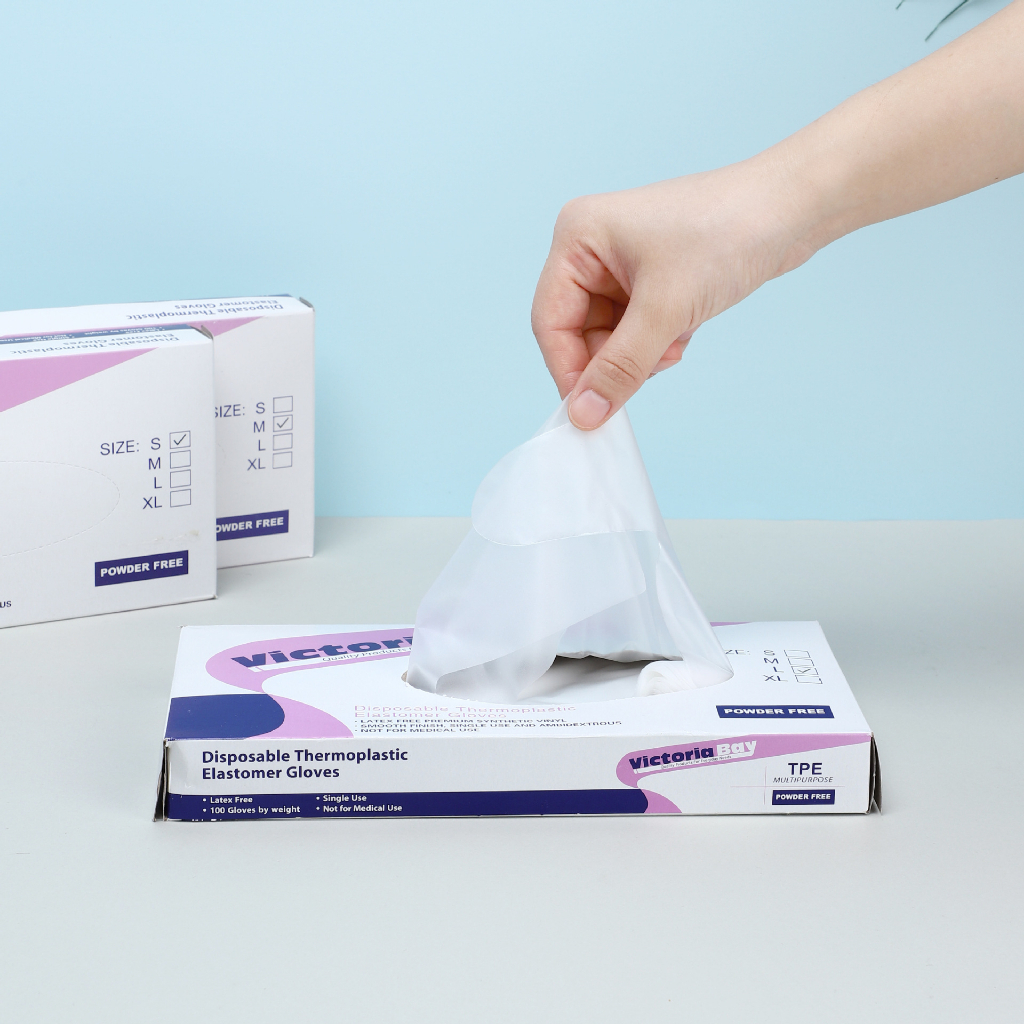 Combo 2 Hộp Găng Tay Cao Su Victoria Size M L Siêu Dai - Hộp 100 Cái Găng Tay Làm Bếp Rửa Chén Đa Năng Dùng 1 Lần Combo 2 Hộp Găng Tay Cao Su Victoria Size M L Siêu Dai - Hộp 100 Cái Găng Tay Làm Bếp Rửa Chén Đa Năng Dùng 1 Lần