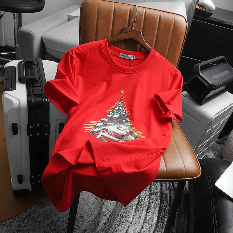 25831_z6061883507619-cf4386766f210f8430d83ebd5c1498d8_20241126174722-1.jpg Áo Thun Nam Cổ Tròn Pack Horse In Chữ Merry Christmas (Có Size 3x) - AB526