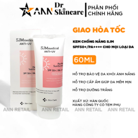 Kem chống nắng SJM Medical Anti UV Perfect SunScreen SPF50+/PA++++ 60ml - 8809297387427