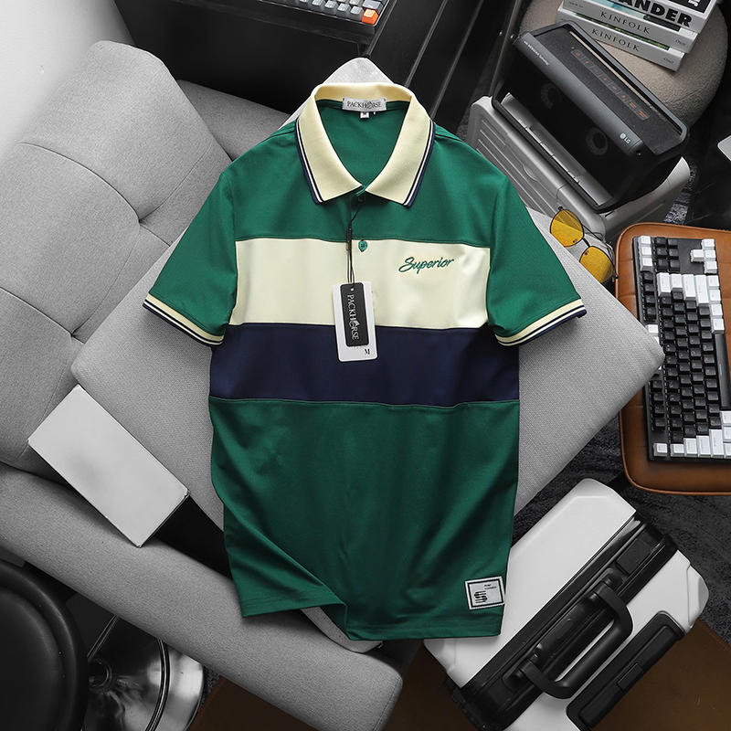 25841_z6080315388341-e11908b1316f6bcb768af26a7f05c38c_20241206103020-3.jpg Áo Thun Nam Cổ Bẻ Pack Horse Thêu Logo Superior Trước Ngực (Có Size 3X) - CS241