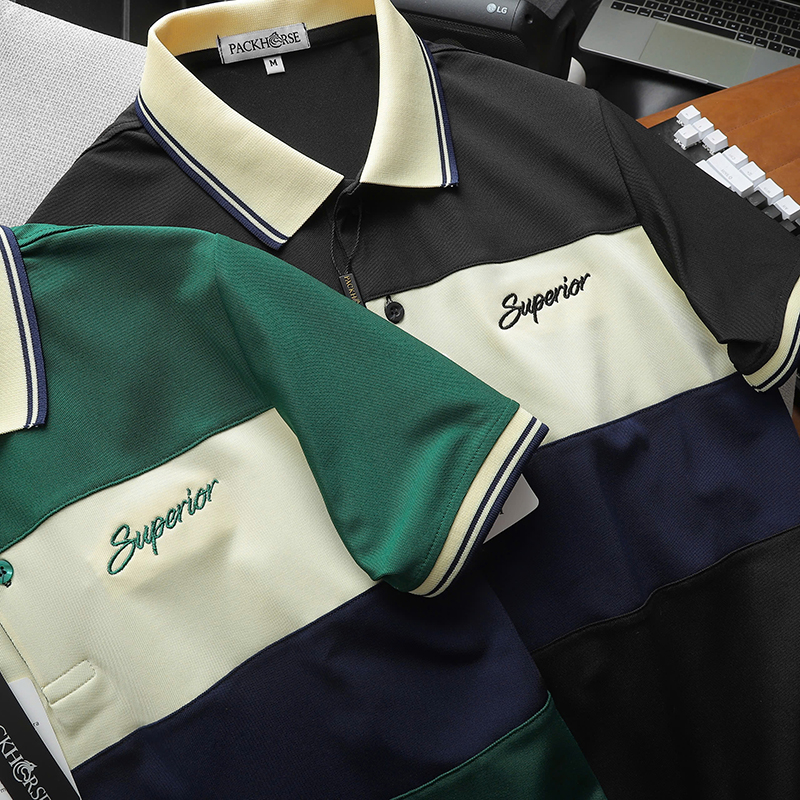 25841_z6080315448690-3e9d5e164e8cd1d588bcc98bdc5ff675_20241206103021-3.jpg Áo Thun Nam Cổ Bẻ Pack Horse Thêu Logo Superior Trước Ngực (Có Size 3X) - CS241