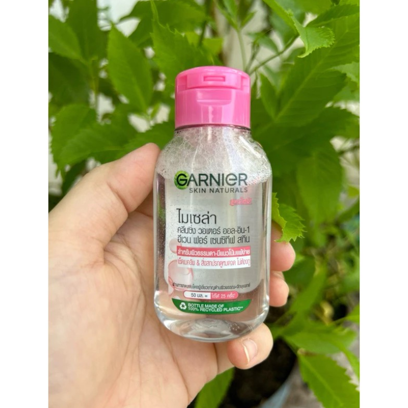 Giá sỉ nước Tẩy Trang Garnier Nắp Hồng Micellar Cleansing Water Cho Da Nhạy Cảm 50ml Giá sỉ nước Tẩy Trang Garnier Nắp Hồng Micellar Cleansing Water Cho Da Nhạy Cảm 50ml