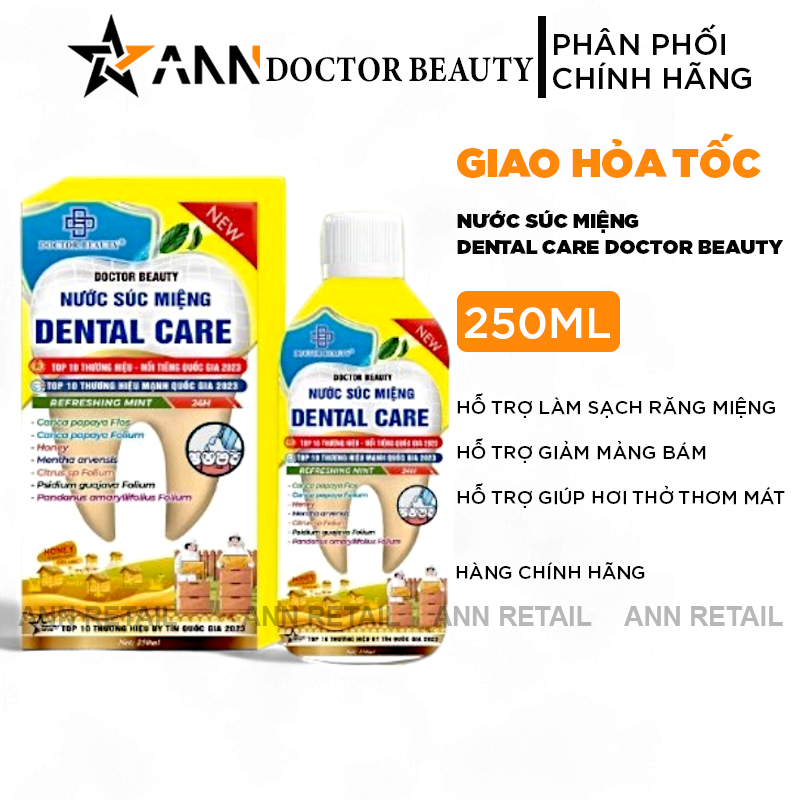 25864_1_20241212160516-1.png Nước Súc Miệng Dental Care Nha Khoa Doctor Beauty 250ml - 8936189838887