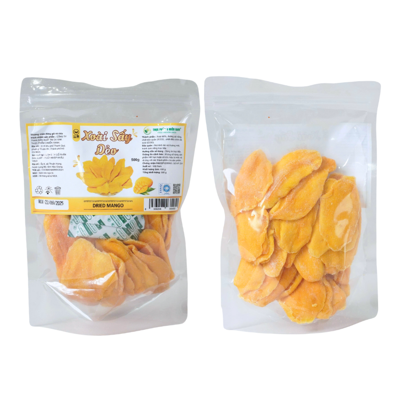 Xoài Sấy Dẻo Túi Zip Thơm Ngon 500g Xoài Sấy Dẻo Túi Zip Thơm Ngon 500g