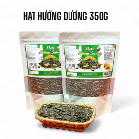 Hạt Hướng Dương Túi Zip Trắng Sữa 350g - HHDTZ350