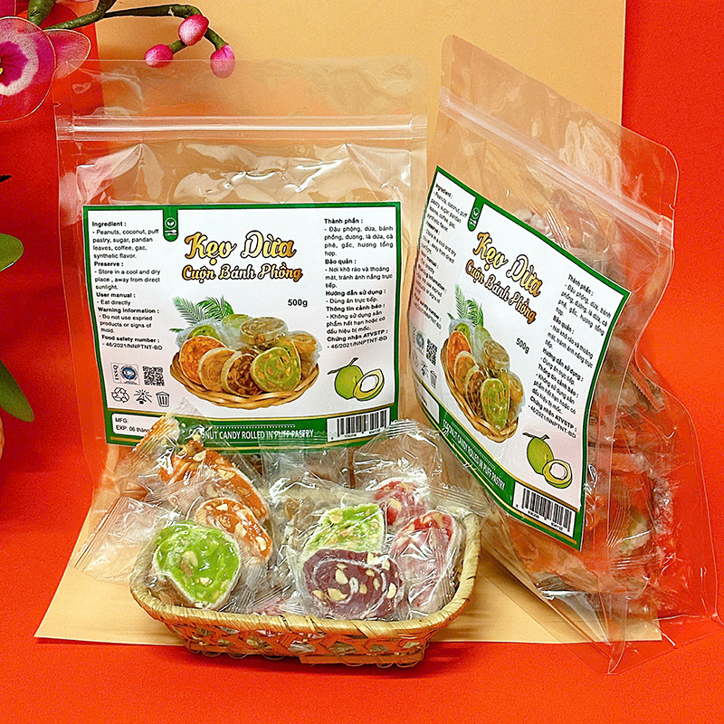 25875_z6125813317365-bbfe8db4ab0745654b298d6278b8fc98_20241214151018-2.jpg Kẹo Dừa Cuộn Bánh Tráng Mix 7 Vị Thơm Ngon - Túi Zip 500g - KDCNP500