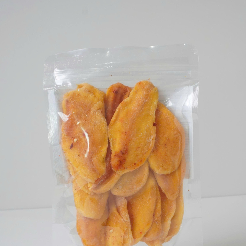 Kho sỉ xoài Sấy Muối Ớt Túi Zip 300g Kho sỉ xoài Sấy Muối Ớt Túi Zip 300g