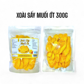 Xoài Sấy Muối Ớt Túi Zip 300g - XSMO300