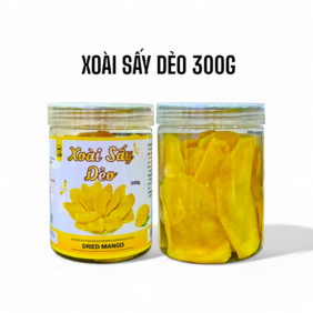 Xoài Sấy Dẻo Hộp 300g - XSDH300