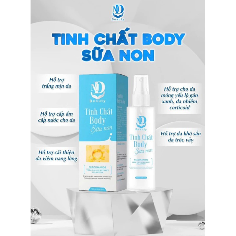 Tinh Chất Body Sữa Non Niacinamide MD Beauty 180ml Tinh Chất Body Sữa Non Niacinamide MD Beauty 180ml