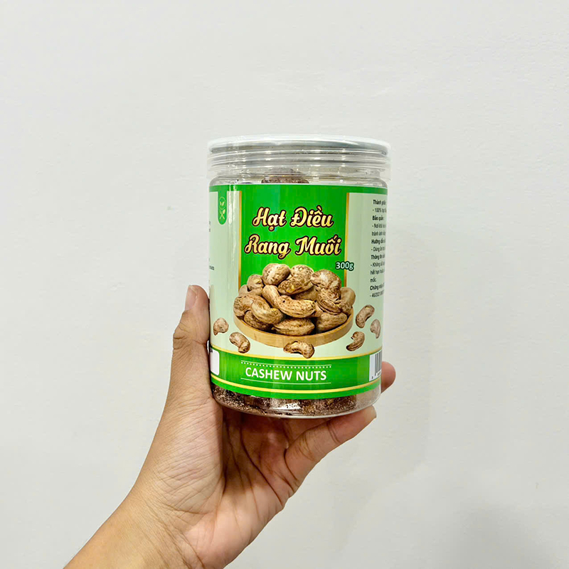 Giá sỉ hạt Điều Rang Muối Thơm Ngon Hộp 300g Giá sỉ hạt Điều Rang Muối Thơm Ngon Hộp 300g