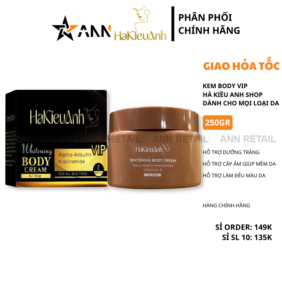 Kem Body Trắng Da VIP Hà Kiều Anh Whitening Body Cream 250g - KBVHKA