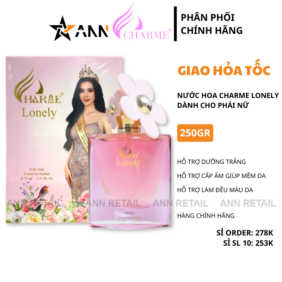 Nước Hoa Charme Lonely Mùi Nữ 75ml - Hương Hoa Ngọt Ngào - NHCL75ML