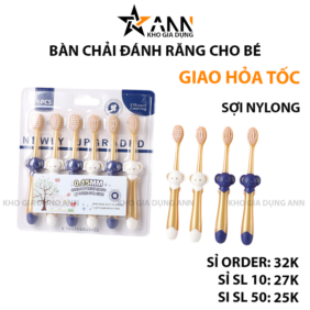 Set 6 Bàn Chải Đánh Răng Cho Bé - BCDRCB