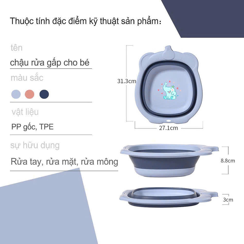 25928_z6219156122116-95526427c73e80307454c01b7fbde694_20250114110349-2.jpg Chậu Gấp Gọn Hình Con Voi - Chậu Rửa Mặt Gấp Gọn Bằng Nhưa An Toàn Cho Bé 31,3×27,1×8,8cm - CRMCV