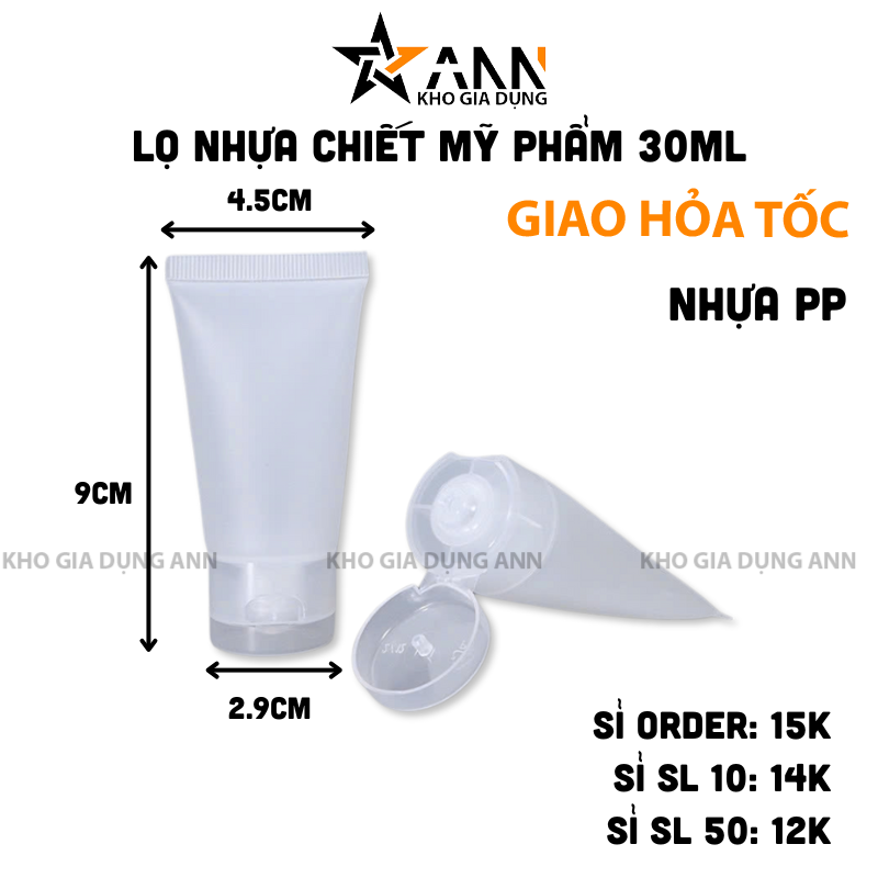 25932_khung-gia-dung-6_20250114151855-2.png Lọ Nhựa Chiết Mỹ Phẩm Dạng Tuýp - Tuýp Đựng Kem Dưỡng Da Dầu Gội Sữa Rửa Mặt 30ml 9x2.9x4.5cm - TDCMP