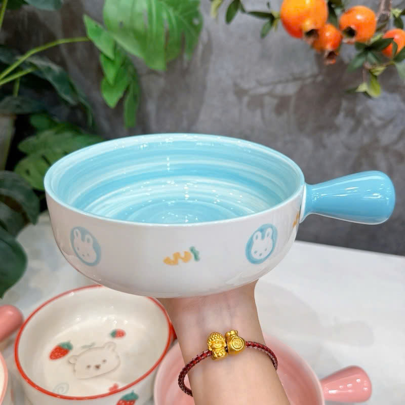 Shop sỉ bát Sứ Tròn Họa Tiết Hoạt Hình Có Tay Cầm Size 16cm Shop sỉ bát Sứ Tròn Họa Tiết Hoạt Hình Có Tay Cầm Size 16cm