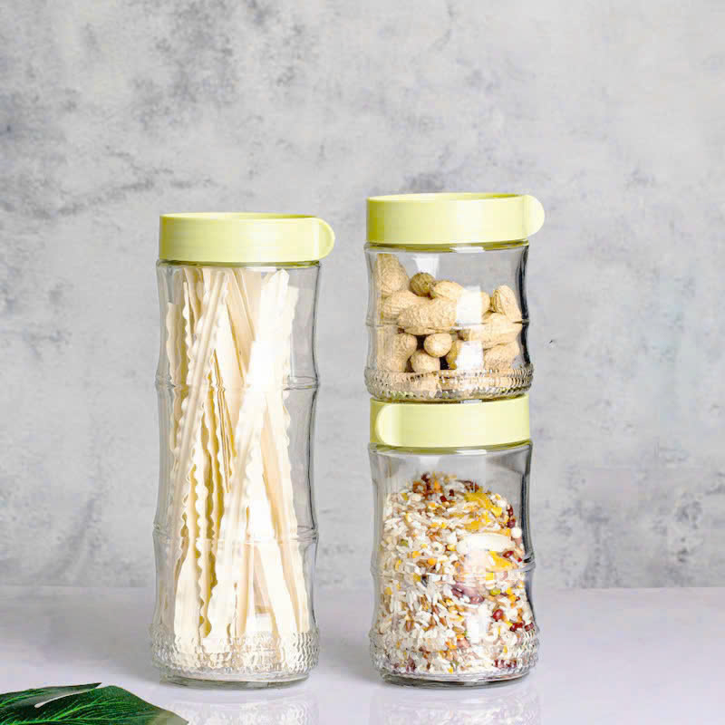 Set 3 Hũ Thủy Tinh Đựng Thực Phẩm - Lọ Thủy Tinh Cao Cấp 400 - 570ml - 1000ml Set 3 Hũ Thủy Tinh Đựng Thực Phẩm - Lọ Thủy Tinh Cao Cấp 400 - 570ml - 1000ml